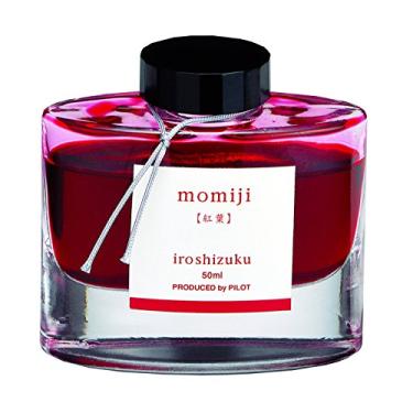 Imagem de Pilot Tinta para caneta-tinteiro Iroshizuku – Frasco de 50 ml – Folhas de outono Momiji (Crimson)