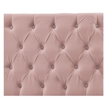 Imagem de Cabeceira Sofia 90 Cm Solteiro Suede Rosê