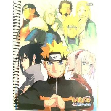 Kit 2 Cadernos Naruto Shippuden Brochurão + Desenho e Cartografia Naruto -  Caderno de Cartografia - Magazine Luiza