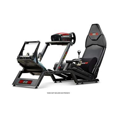 Imagem de Next Level Racing F-GT Racing Simulator Cockpit. Formula and GT racing simulator cockpit compatible with Thrustmaster, Fanatec, Moza Racing on PC, Xbox and PS