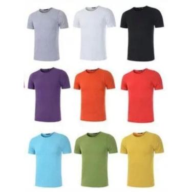 Imagem de Kit C/ 20 Camisetas Poliéster Sublimação Revenda-Masculino