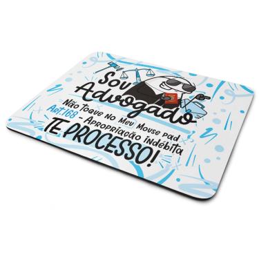 Imagem de Mouse Pad Profissões - Sou advogado! Emborrachado