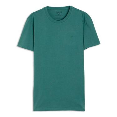 Imagem de Camiseta Ellus Fine Easa Classic Masculina Verde