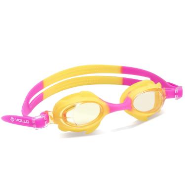Imagem de Óculos de Natação Junior Shark Fin VN201-3 Rosa e Amarelo Tamanho Único Vollo Sports