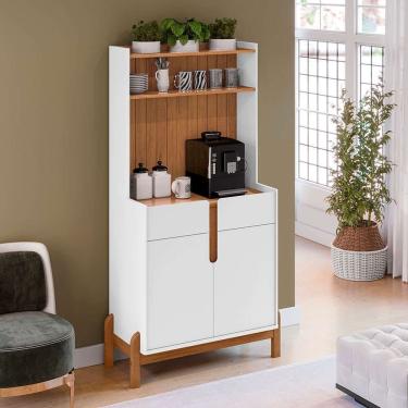 Imagem de buffet cantinho do café lizz 2 pt 2 gv branco e cedro