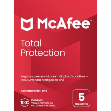 Imagem de McAfee Total Protection | 5 dispositivos | Software de segurança cibernética inclui antivírus, VPN segura, gerenciador de senhas, monitoramento da Dark Web | Cartão-chave