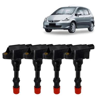 Imagem de 4x Bobinas de Ignição Admissão Honda Fit 1.4 Gasolina/Flex - SEEDS AUT