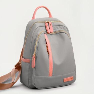 Imagem de Mochila Escolar Feminina Média Impermeável Pequena Barata Pratica Mode