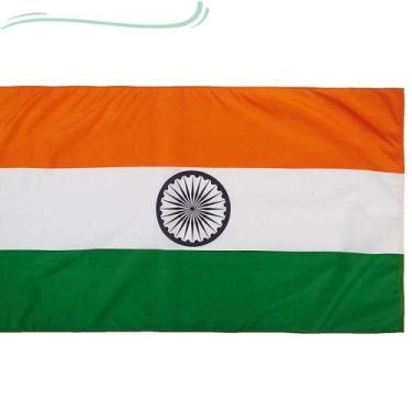 Imagem de Bandeira da Índia 100x145cm -- - PartyKindom