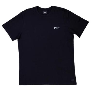 Imagem de Camiseta Masculina Oakley Psy Frog Back Print Tee, Blackout, G
