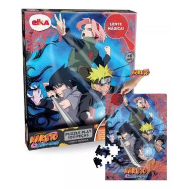 Imagem de Jogo Naruto Shippuden Quebra-cabeça Lente Mágica 100 Peças - Elka KZ P