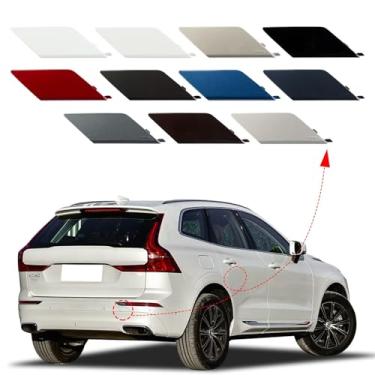 Imagem de CZShiYue Tampa do gancho de reboque do para-choque traseiro do carro, olho de reboque adequado para Volvo XC60 2018 2019 2020 2021 31449210 398490342 (prata claro da manhã, lado direito do passageiro)