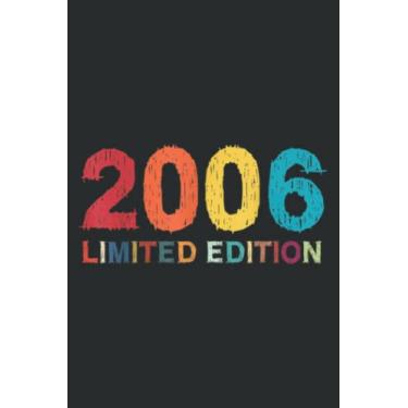 Imagem de 16Th Birthday Boy Girl 16 Years 2006 Funny Gift Meme: Lined Notebook: 6" x 9", 100 Pages, Notebook Journal For Lady, Girls And Women. Perfect Possum Blank Lined Notebook Journal Gift Ideas.