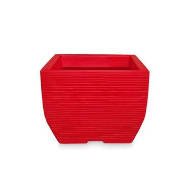 Imagem de Vaso De Planta Quadrado Decorativo Polietileno 30X40 Ferrari