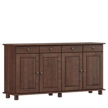 Imagem de Balcão Aparador Rubi 4 Portas e 4 Gavetas - Finestra Móveis, Café