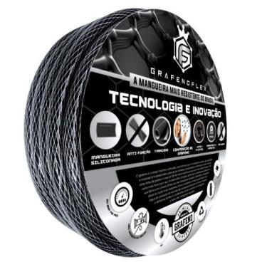 Imagem de Mangueira Reforçada GrafenoFlex New Trançada 3/4" 30 Metros