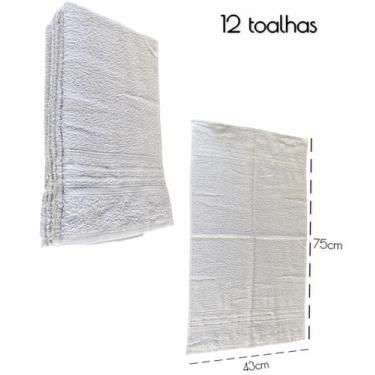 Imagem de Kit 12 Toalhas De Rosto Para Salão Cabeleireiro - Roger