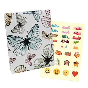 Imagem de Álbum Fotográfico Borboletas Colors p/ 500 fotos 10x15 + ADESIVO