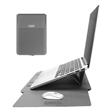 Imagem de Capa protetora para laptop de 15 a 15,6 polegadas, adequada para MacBook Pro de 15 polegadas, 15,6 polegadas, Dell, Lenovo, HP, Acer, Samsung, Sony Chromebook (15-15,6 polegadas, cinza)