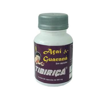 Imagem de Guaraná em pó com Açaí - 60 cápsulas 500mg - Tibiriçá