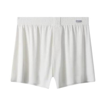 Imagem de Cuecas Boxer Masculinas De Tamanho Grande, Respiráveis, De Seda Gelada