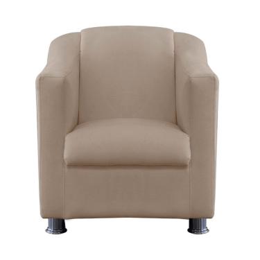 Imagem de Mini Sofá Poltrona Infantil Tilinha Suede Bege - Majú Interiores