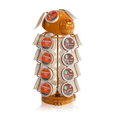 Imagem de Made Easy Kit Suporte de cápsulas de café Carrossel, compatível com K-Pods K-Cups Keurig, organizador de armazenamento de bancada, decoração de metal para casa e cozinha, barra de estação de café