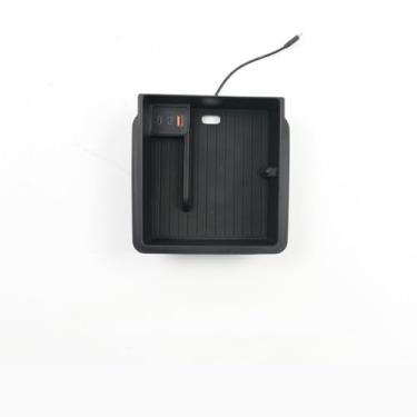 Imagem de STAMOO Para Tesla Model 3+ Highland 2024-2026 console apoio de braço organizador caixa de armazenamento hub de carregamento USB tipo-C expansão dock (caixa de apoio de braço armazenamento expansão