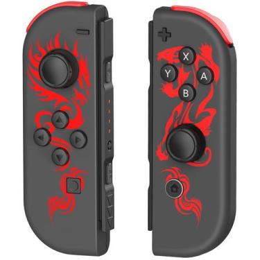 Imagem de Controlador PPKKAI para Nintendo Switch Red Dragon com vibração
