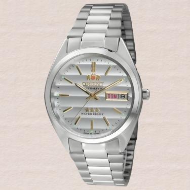 Imagem de Relógio Orient Masculino Automático Prata 469WA3NH B1SX