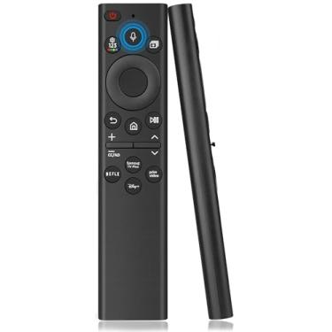Imagem de Controle remoto de substituição por voz para todas as TVs Samsung com moldura curva UHD QLED 4K 8K Smart TVs, com função de voz
