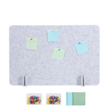 Imagem de Painel de privacidade de mesa 40 x 59,9 cm painel divisor acústico portátil divisória de mesa divisor de mesa com isolamento visual de ruído para área de recepção de estudo de estudantes, biblioteca