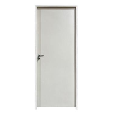 Imagem de Kit Porta de Madeira Sarrafeada com Batente e Fechadura 210x82cm SOMAD