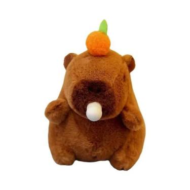 Imagem de Chaveiro De Pelúcia De Capivara De Desenho Animado Fofo De 12cm, Pinge