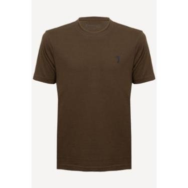 Imagem de Camiseta Aleatory Lisa Castanha-Masculino