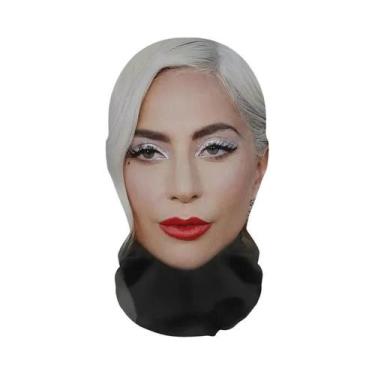 Imagem de Máscara Balaclava Respirável Em Malha Com Impressão 3D Estilo Lady Gag