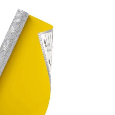 Imagem de Plástico Adesivo Amarelo 10 Metros - Leotack - Leonora
