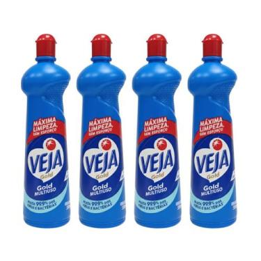 Imagem de Limpador Multiuso Veja 500ml Original Kit Com 4 Unidades