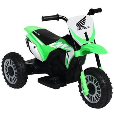 Imagem de Moto Elétrica Infantil Bel CRF 450R Honda 6V 3 Rodas Ideal para Passei