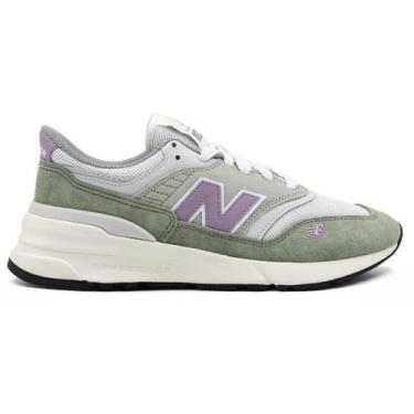 Imagem de Tênis New Balance 997r Unissex, 41, Verde, Rosa