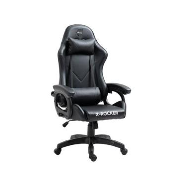 Imagem de Cadeira gamer dazz x-rocker preta - 62000151, Preto