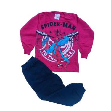 Imagem de Conjunto Moletom Menino Infantil Bebê Criança Personagens Inverno - be