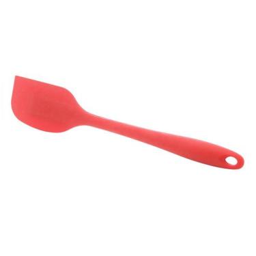 Imagem de Espátula de Silicone Vermelho 27x5,5cm Lyor Reta Cozinha, Vermelho