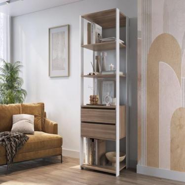 Imagem de Módulo para Closet com Prateleiras e Gavetas 183x45x60cm Montana Marro
