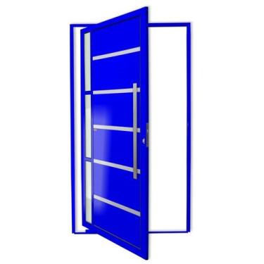 Imagem de Porta Pivotante Lambril Miraggio com Puxador Super 210cm x 100cm Brima