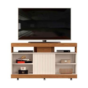 Imagem de Rack Bancada Lev 120 Carvalho Europeu/creme