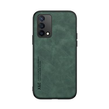 Imagem de Kepuch Silklike Capa para Oppo A74 4G/A95 4G/F19/Reno 6 Lite - Case Placa de Metal Embutida para Oppo A74 4G/A95 4G/F19/Reno 6 Lite - Verde