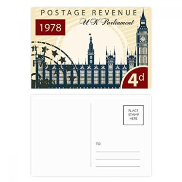 Imagem de Carimbo do Parlamento de Londres, Inglaterra, Grã-Bretanha, Reino Unido, cartão de felicitações