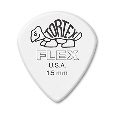 Imagem de Jim Dunlop Tortex Flex Jazz III XL 1,5 mm pacote com 12 palhetas de guitarra (466P1.5)