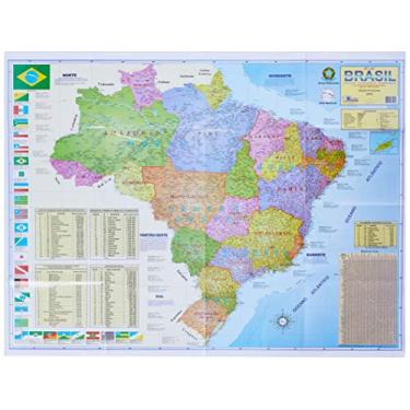 Imagem de Multimapas 204 Mapa Escolar Brasil Politico/Rodoviário, Multicor